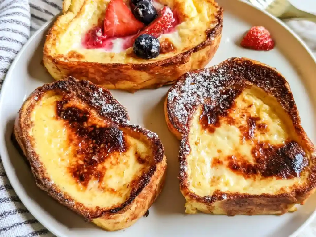 Air Fryer Yogurt Custard Toast