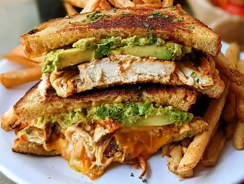Chicken Avocado Melt Sandwich