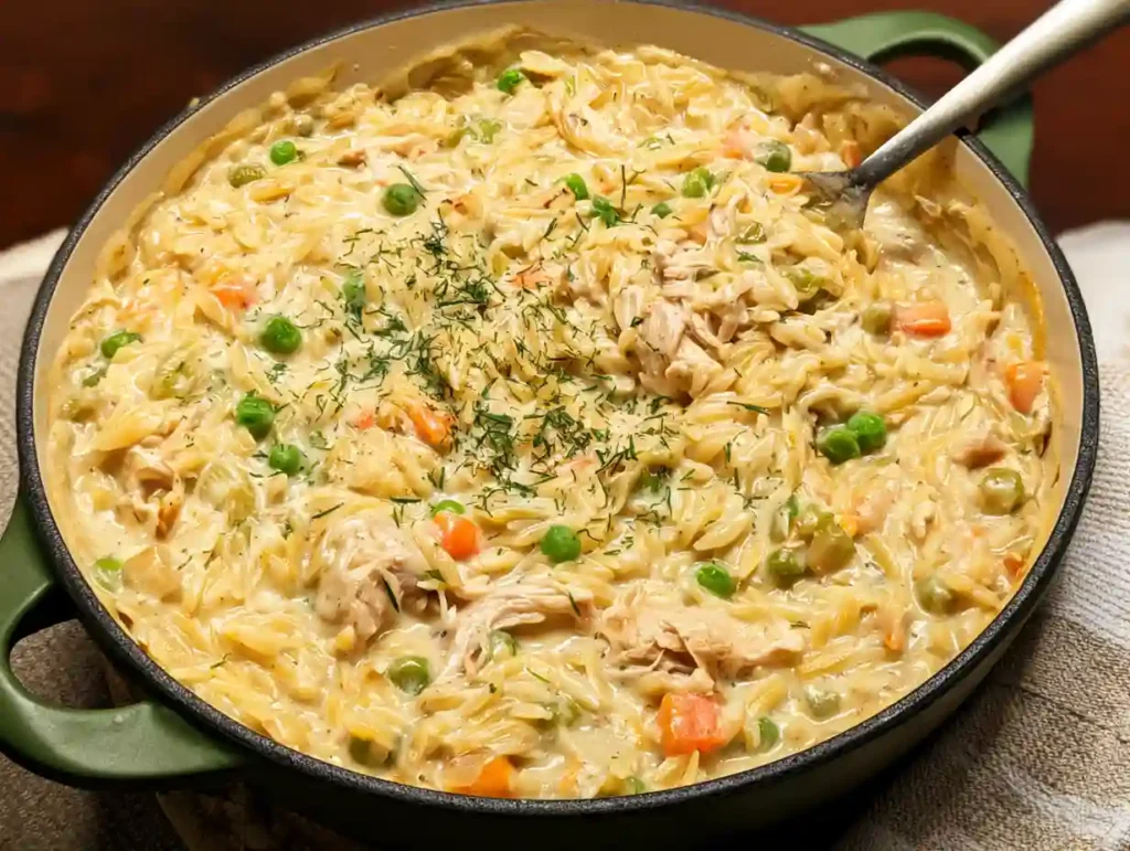 Chicken Pot Pie Orzo