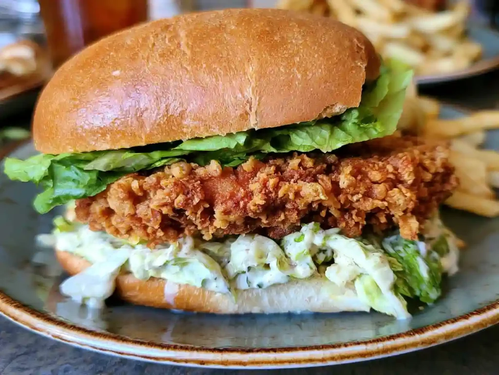 Crispy Chicken Caesar Sandwich
