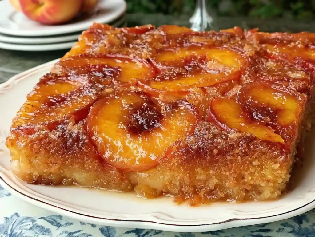 Peach Upside-Down Cake