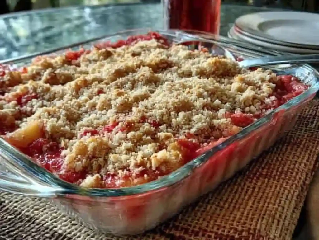Strawberry Peach Crisp