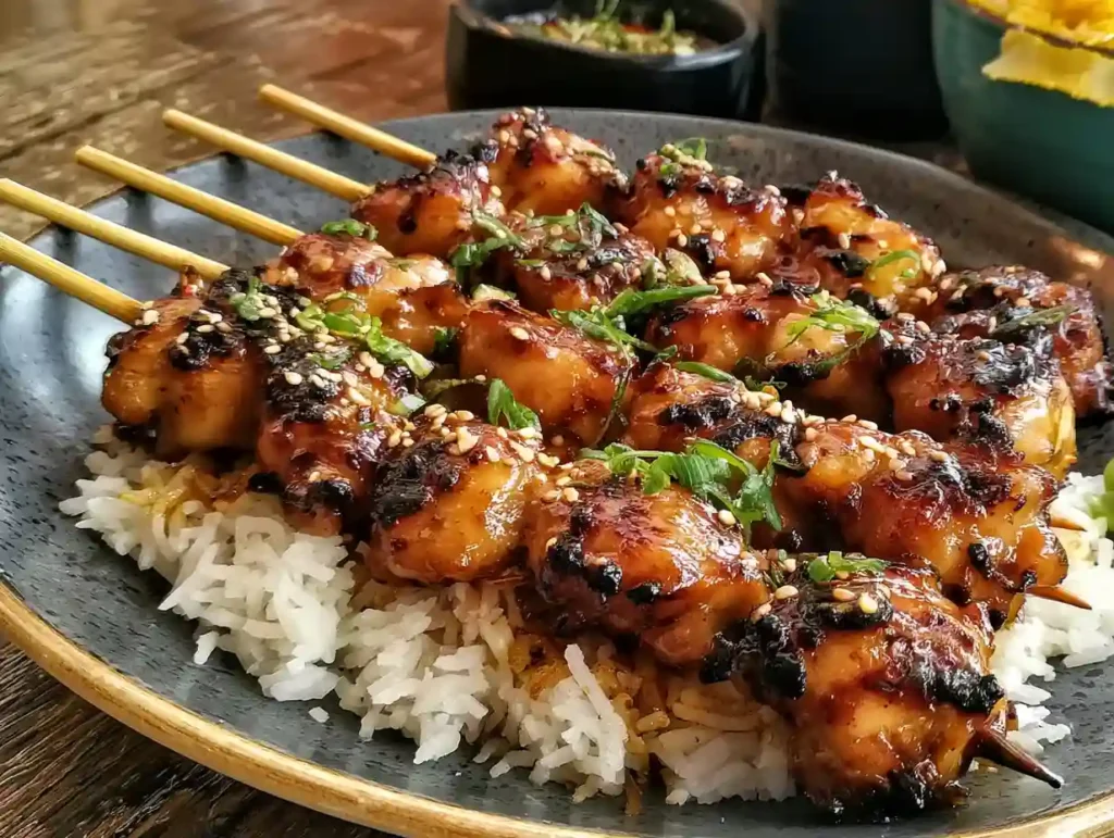 Teriyaki Chicken Skewers