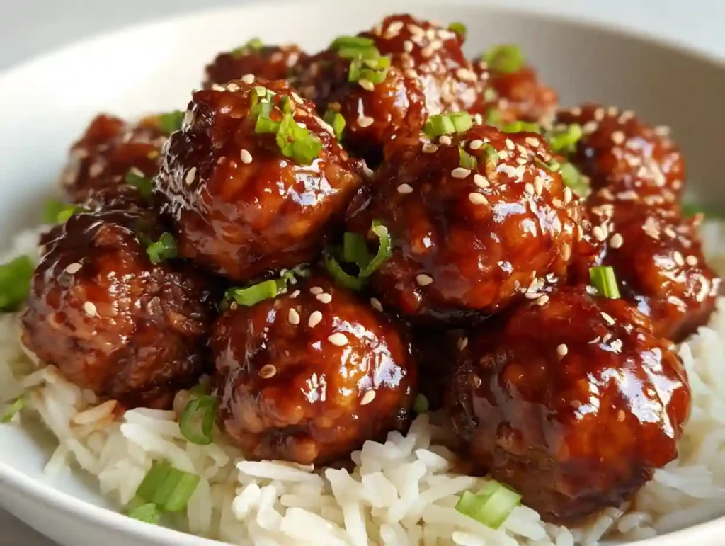 Asian Meatballs Crockpot Recipe