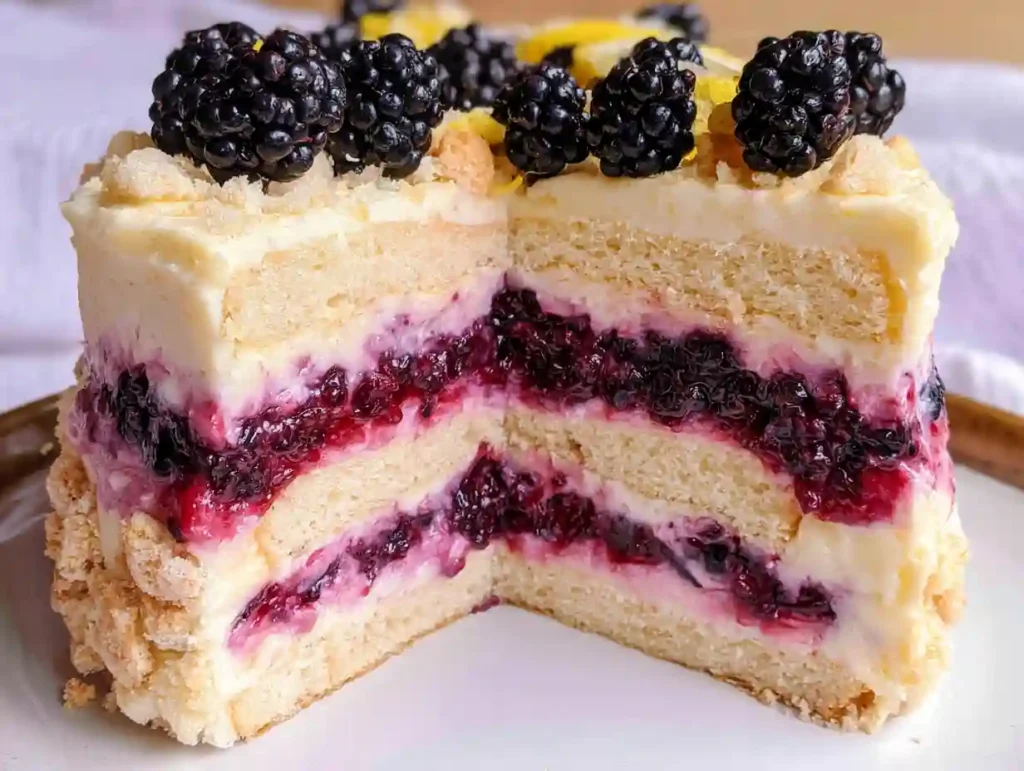 Lemon Blackberry Cake
