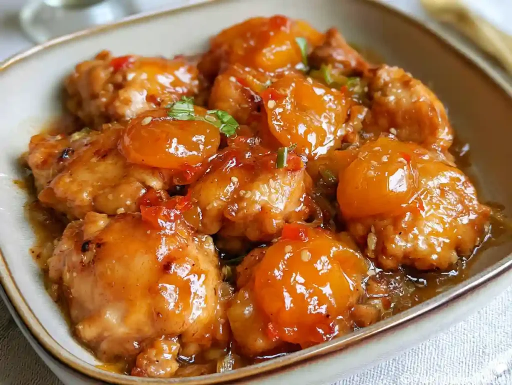 Tender and Juicy Apricot Chicken