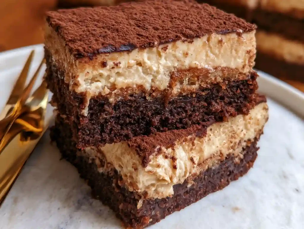 Tiramisu Brownies