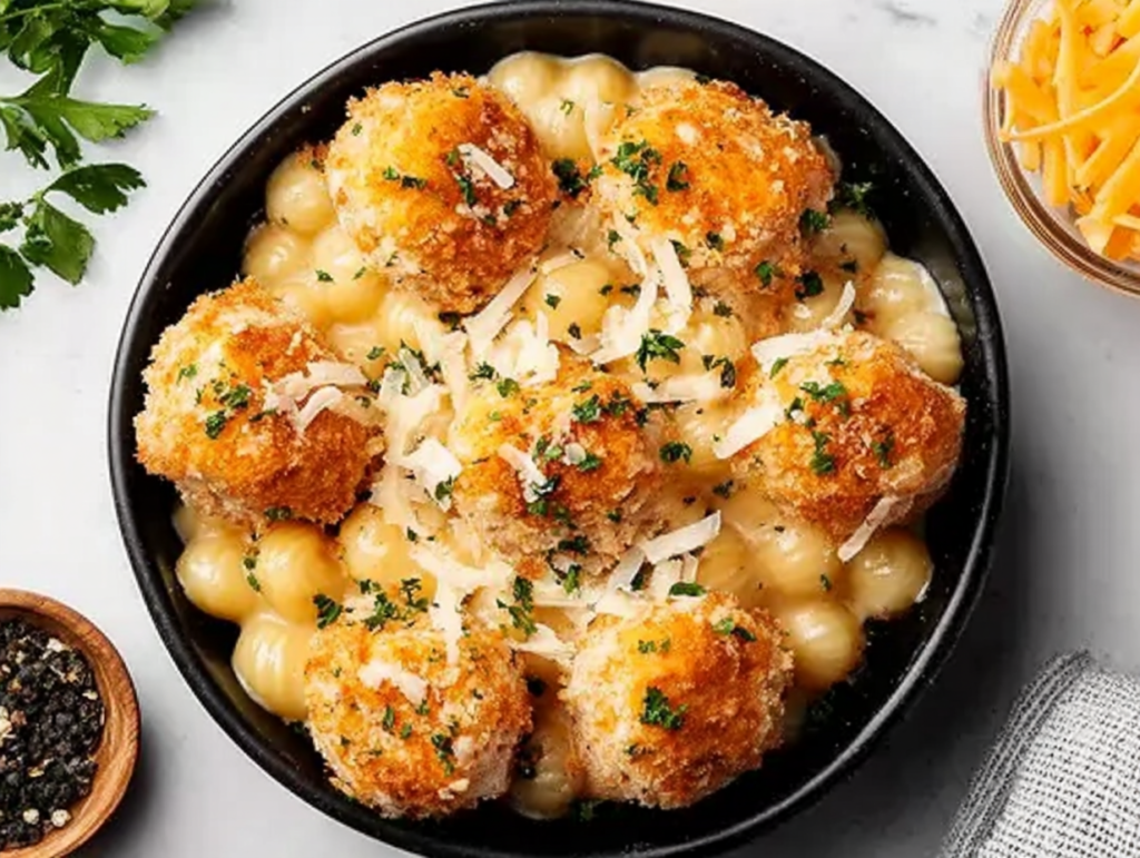 Cheesecake Factory Air Fryer Fried Macaroni and Cheese Balls