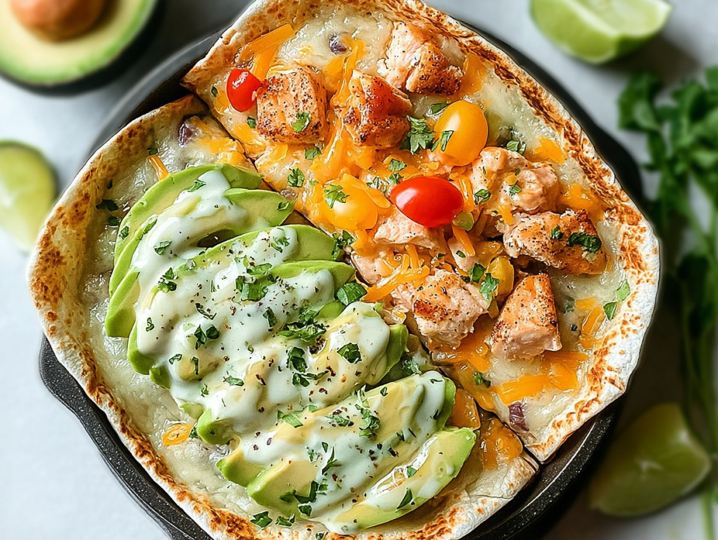 Chicken Avocado Ranch Burritos