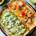 Chicken Avocado Ranch Burritos