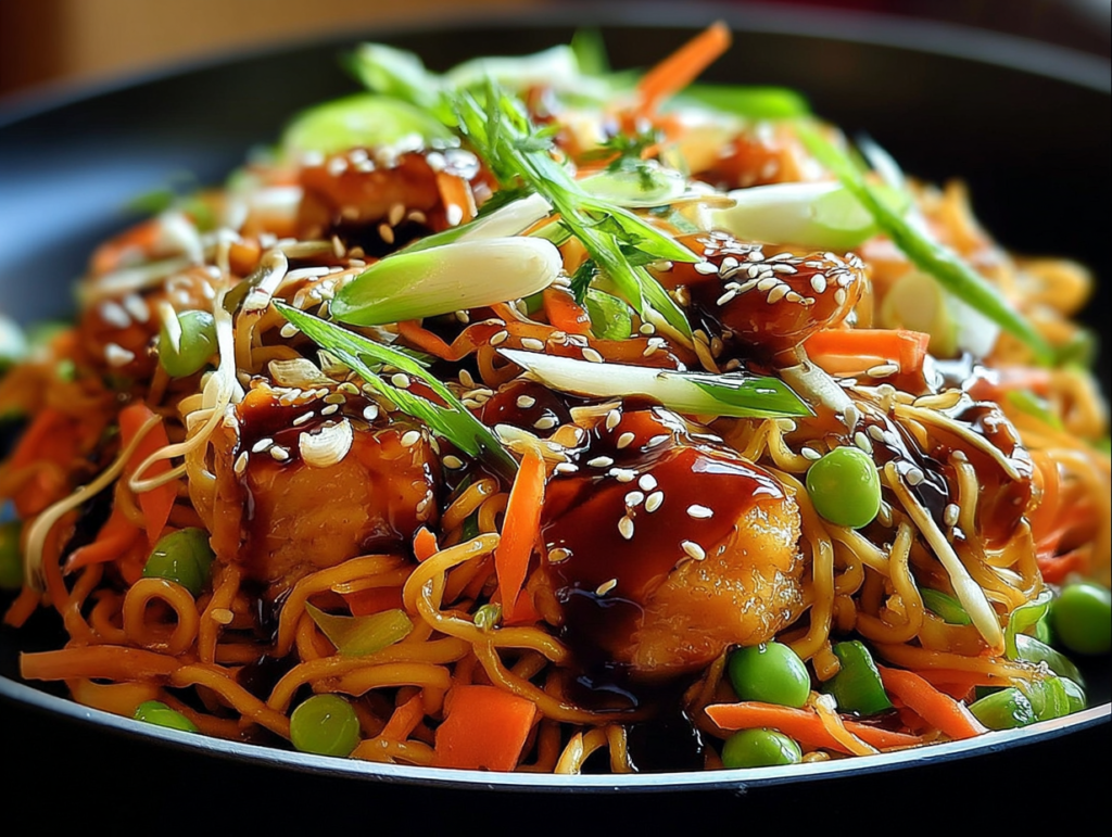 Chicken Chow Mein with The Best Chow Mein Sauce