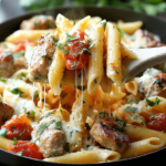 Creamy Tuscan Sausage Pasta