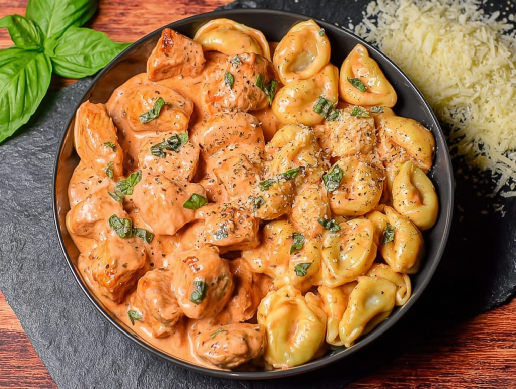 CrockPot Chicken Tortellini