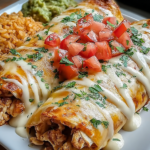 Indulgent Queso Chicken Enchiladas for Quick Weeknight Dinners