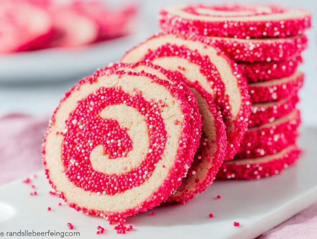 Valentine's Day Swirl Cookies
