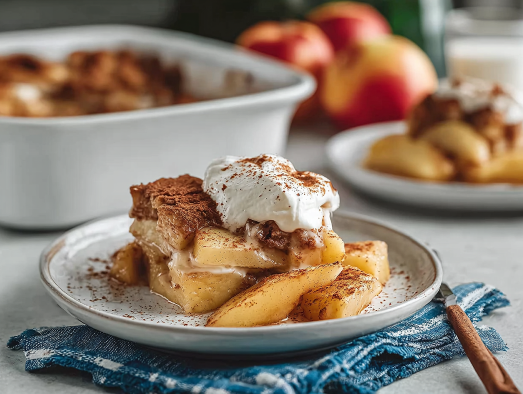 Apple Cinnamon Cottage Cheese Bake