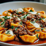 Beefy Tortellini Bake