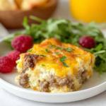 Best Overnight Sausage and Egg Casserole
