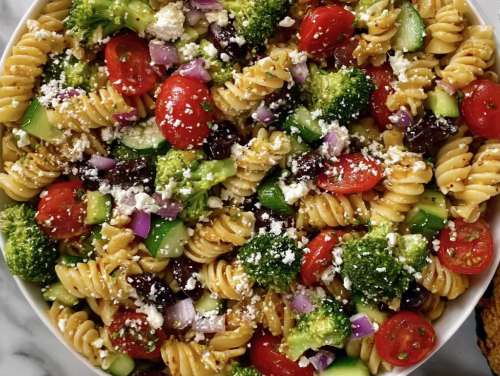 Creamy High Protein Pasta Salad