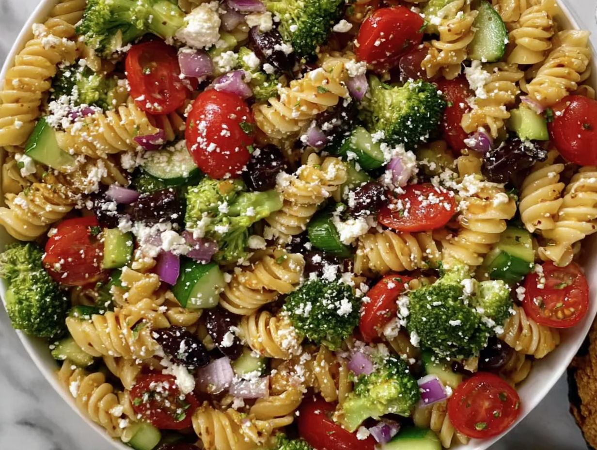 Creamy High Protein Pasta Salad