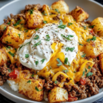 Ground Beef and Potatoes Casserole