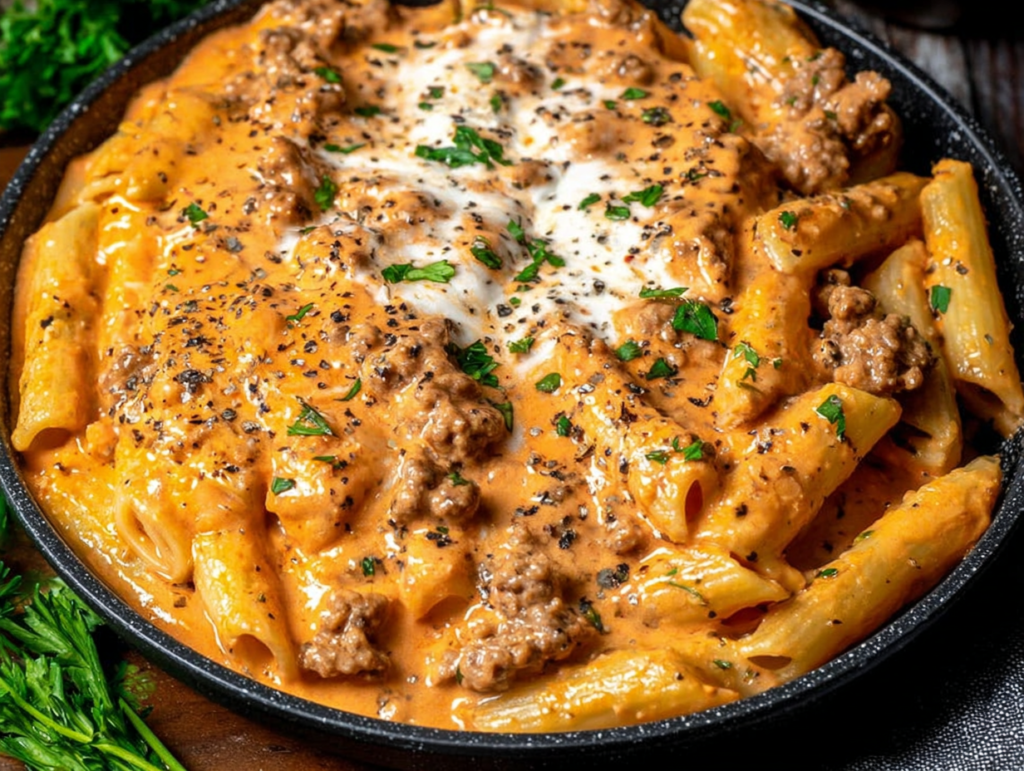 High Protein Creamy Beef Pasta Recipe for Quick Weeknight Dinners