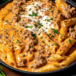 High Protein Creamy Beef Pasta Recipe for Quick Weeknight Dinners
