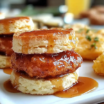 Hot Honey Chicken Biscuits