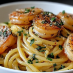 One-Pot Garlic Butter Shrimp Pasta