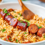 One Pot Smoked Sausage and Rice