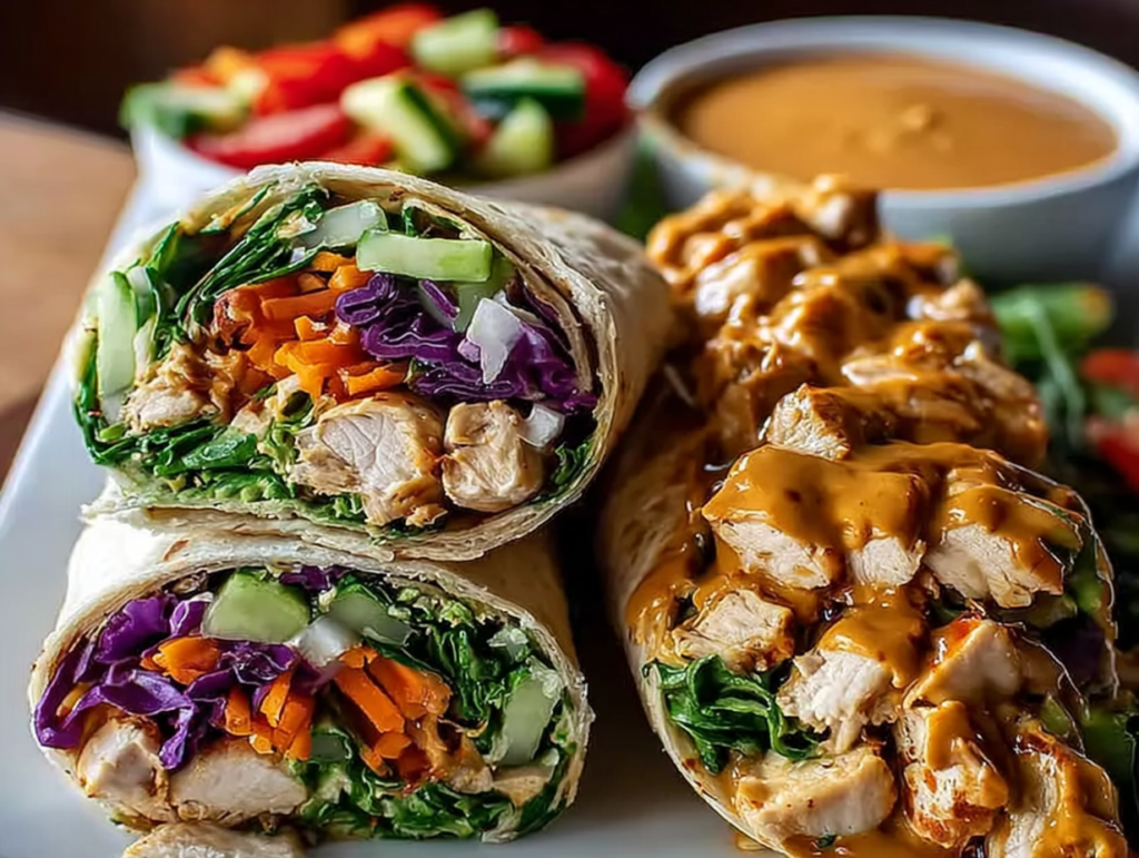 Thai Peanut Chicken Wraps: A Delicious, Easy Recipe!