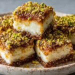 Greek Honey Pistachio Cheesecake Bars: Creamy Delight!
