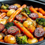 One-Pan Honey Garlic Kielbasa & Veggies: Easy Family Delight