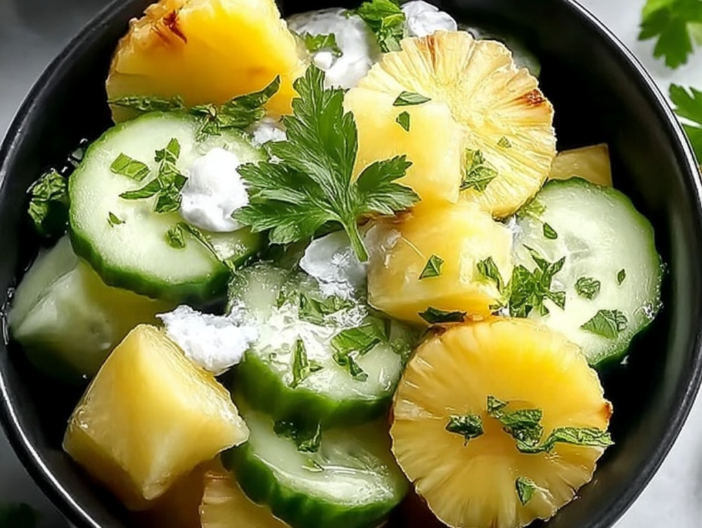Pineapple Cucumber Salad