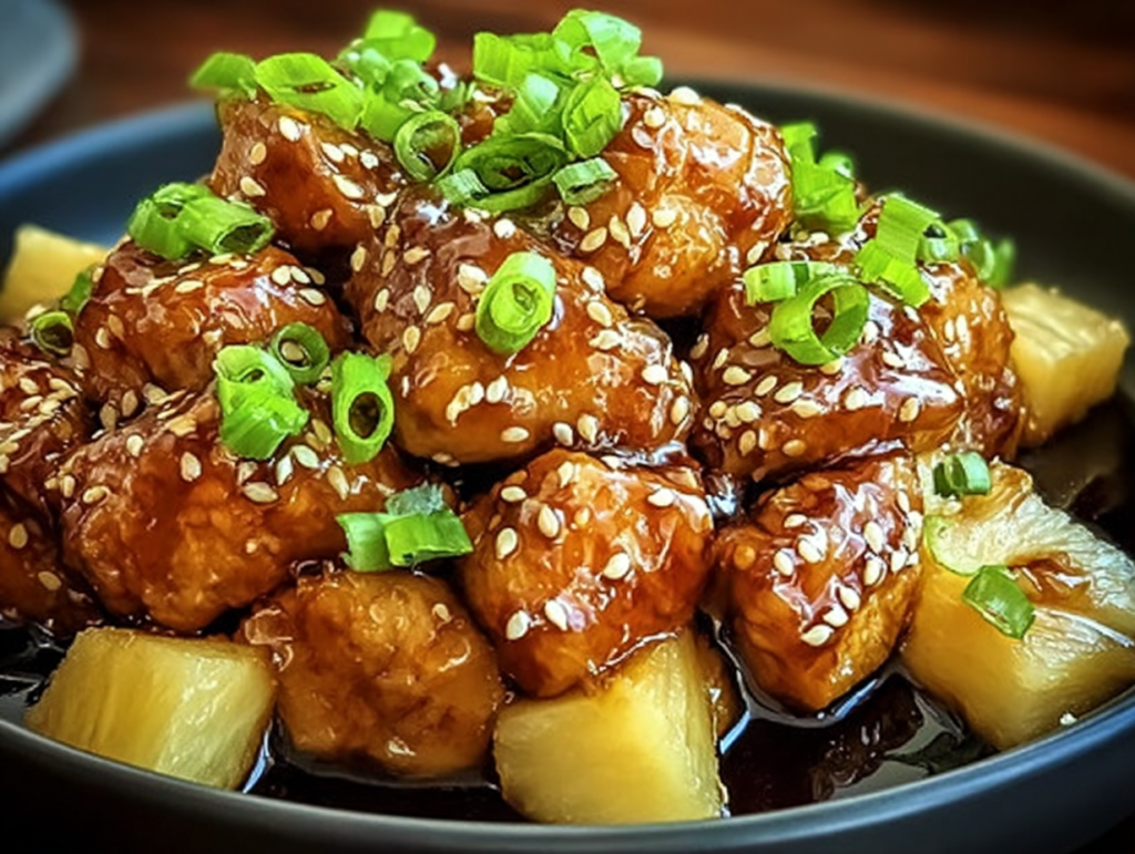Sticky Teriyaki Chicken with Pineapple: A Flavorful Delight!