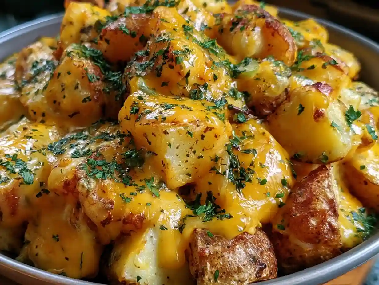 3-Ingredient Cheesy Ranch Potatoes