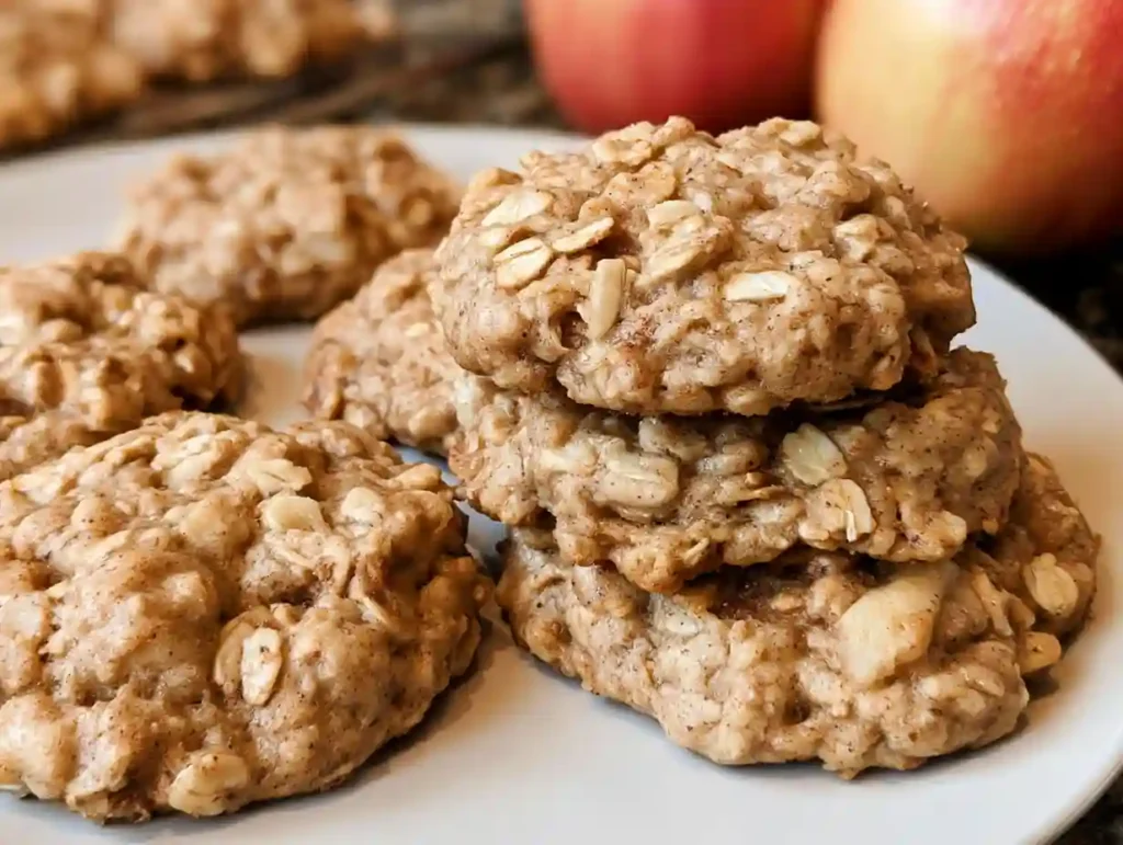 Apple Cinnamon Oatmeal Cookies