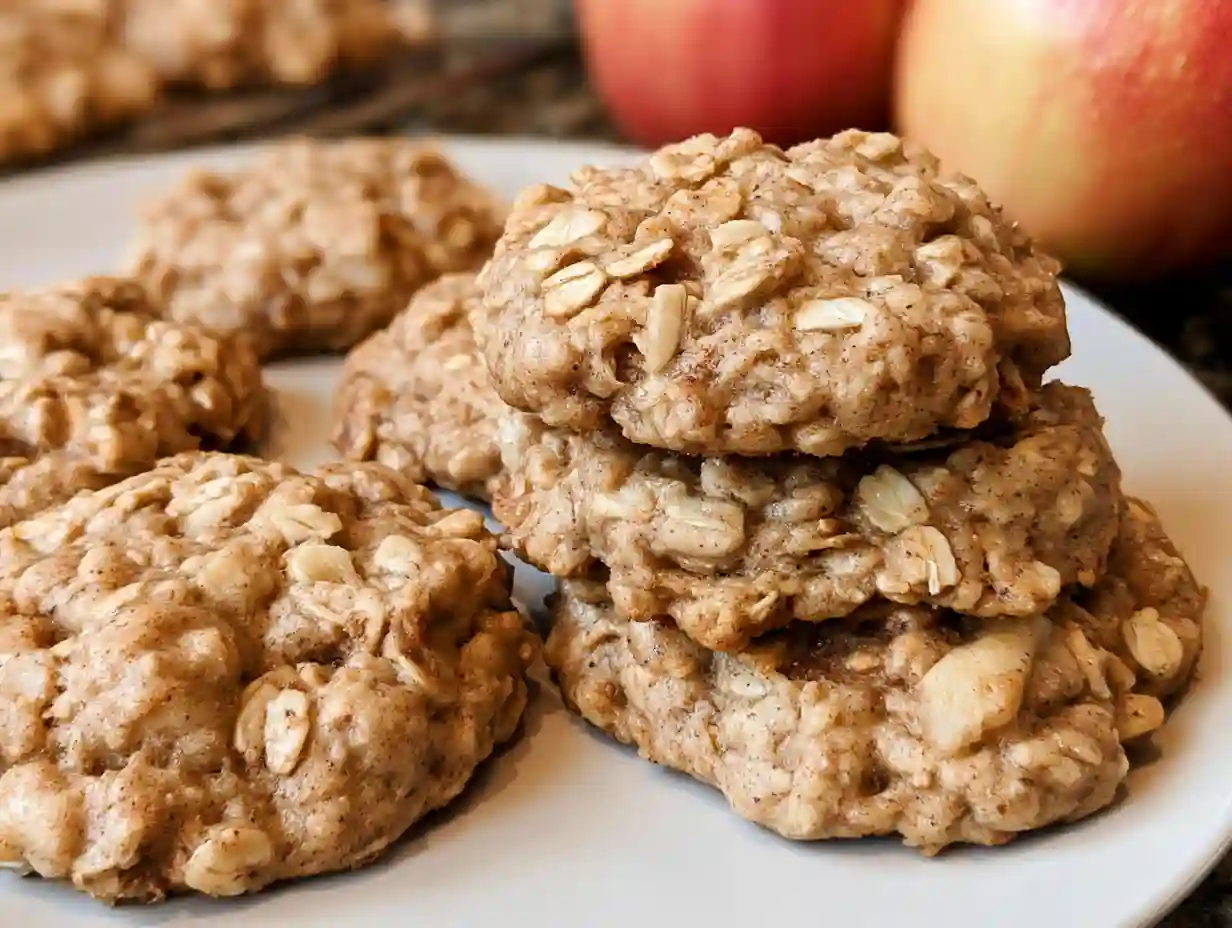 Apple Cinnamon Oatmeal Cookies