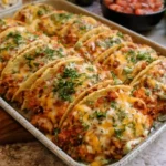 Cheesy Oven-Crispy Chicken Ranch Tacos