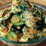 Creamy Asian Cucumber Salad