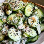 Cucumber Everything Bagel Salad