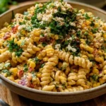 Elote Pasta Salad Creamy Mexican Street Corn