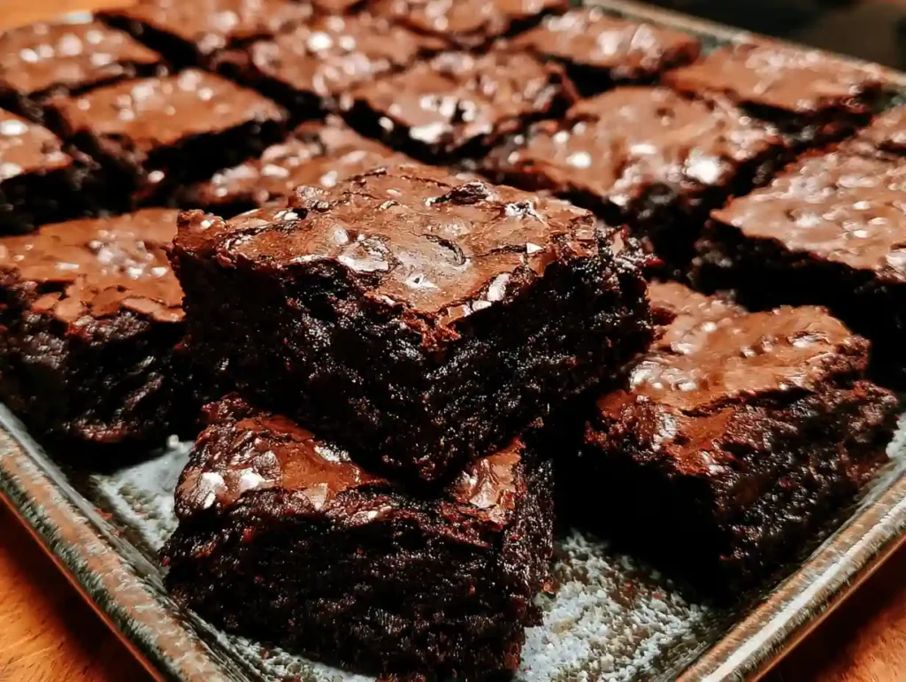 Fudgy brown butter brownies