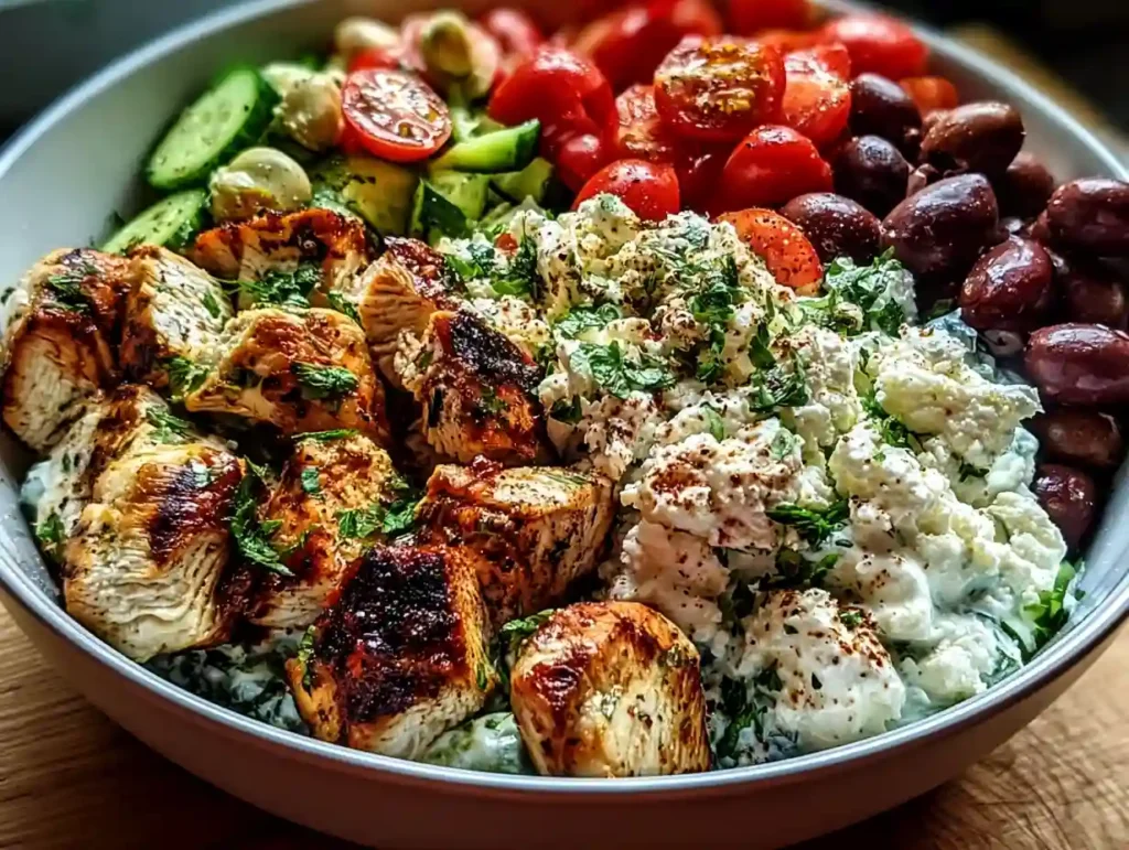 Greek Chicken Bowls
