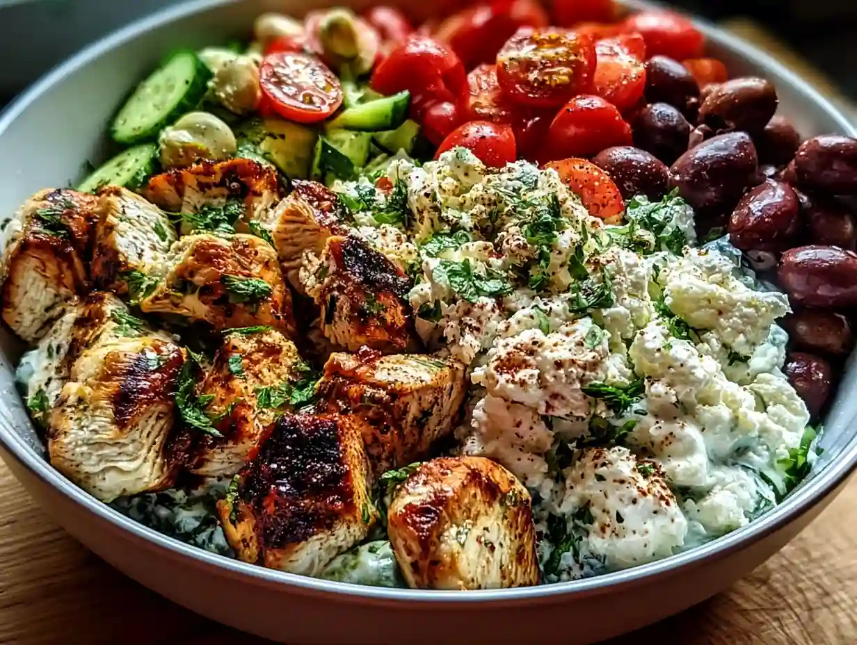 Greek Chicken Bowls