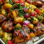Hawaiian Chicken Sheet Pan