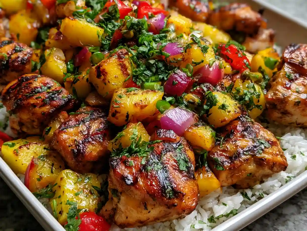 Hawaiian Chicken Sheet Pan