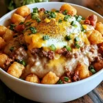 Homemade Tater Tot Breakfast Bowl