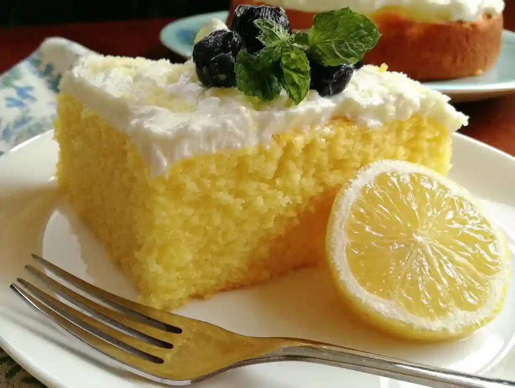 Lemon Cooler Cream Cake