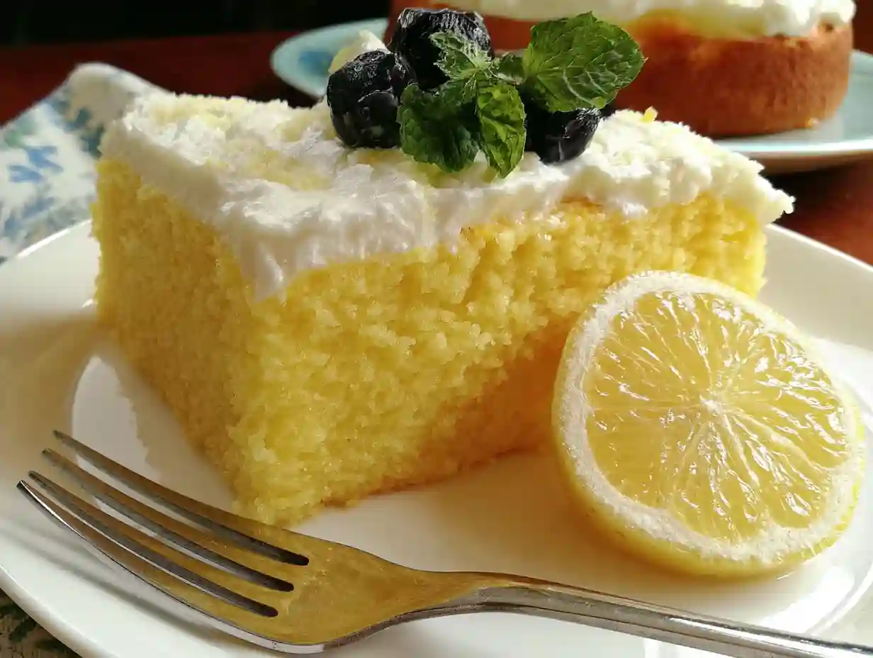 Lemon Cooler Cream Cake